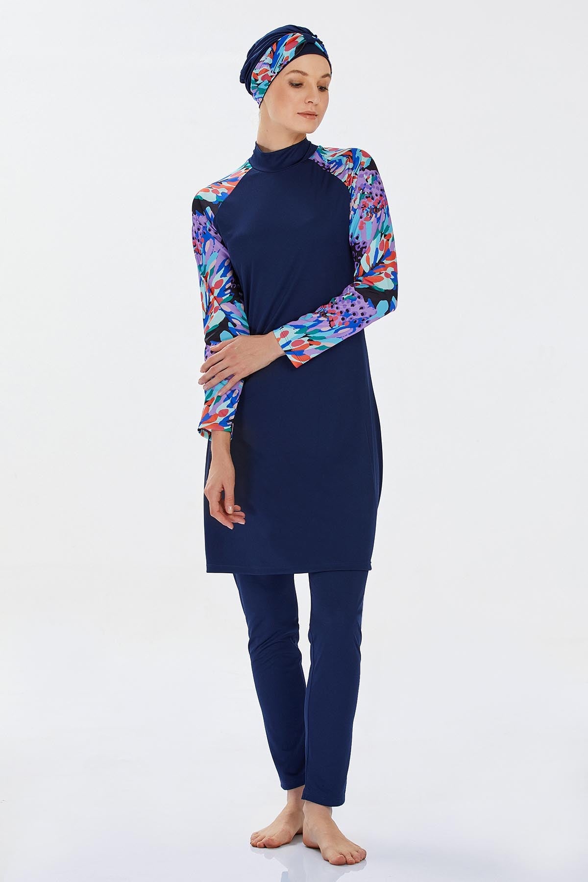 Rozamay Burkini Swimsuit-9230  Voile