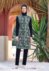 Rozamay Burkini Swimsuit-9261-B  Voile