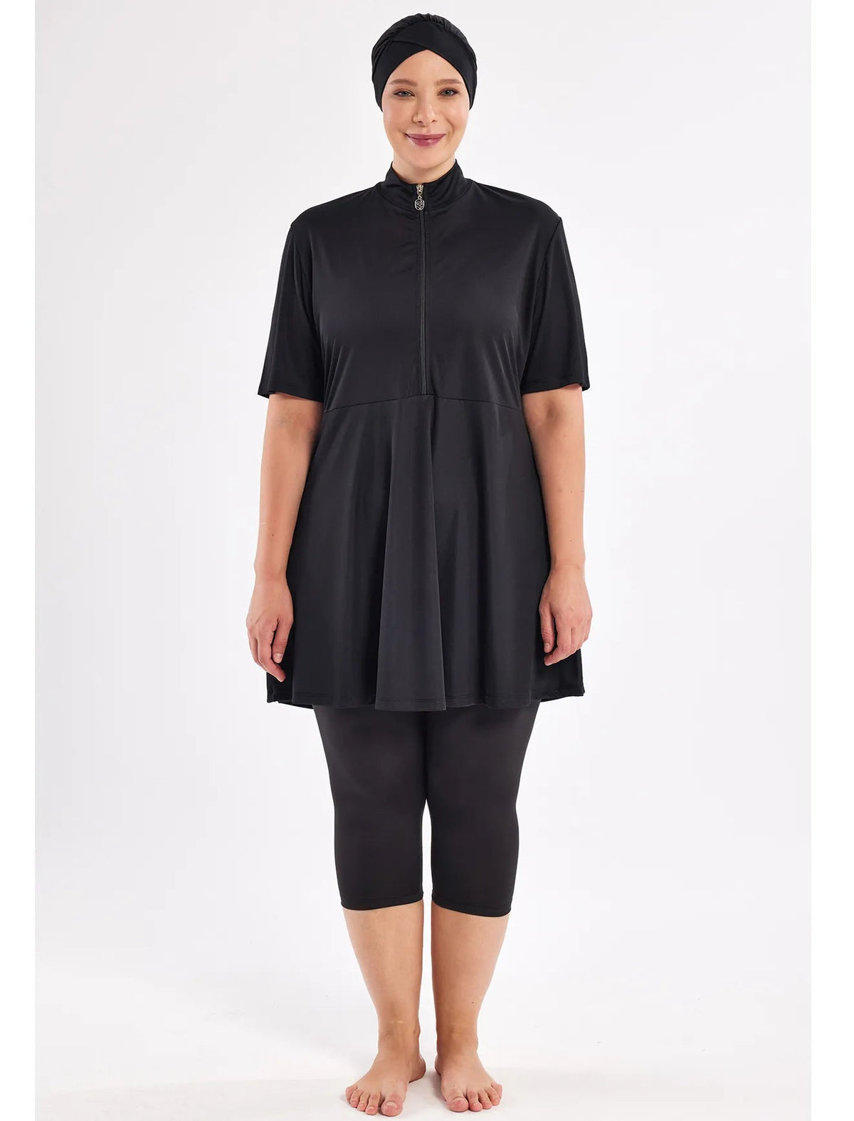 Rozamay Burkini Swimsuit-3803-B  Voile