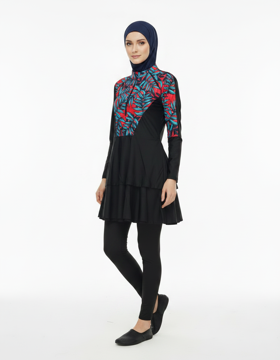 Burkini  Swimsuit  Voile