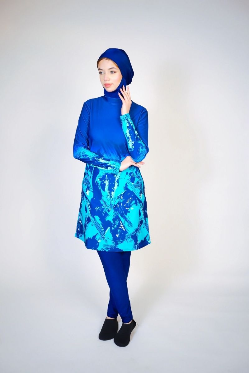 Burkini  Swimsuit  Voile