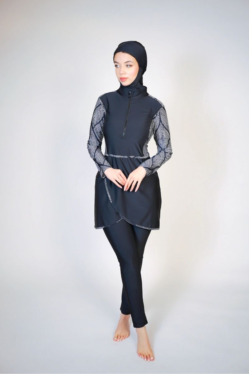 Burkini  Swimsuit  Voile
