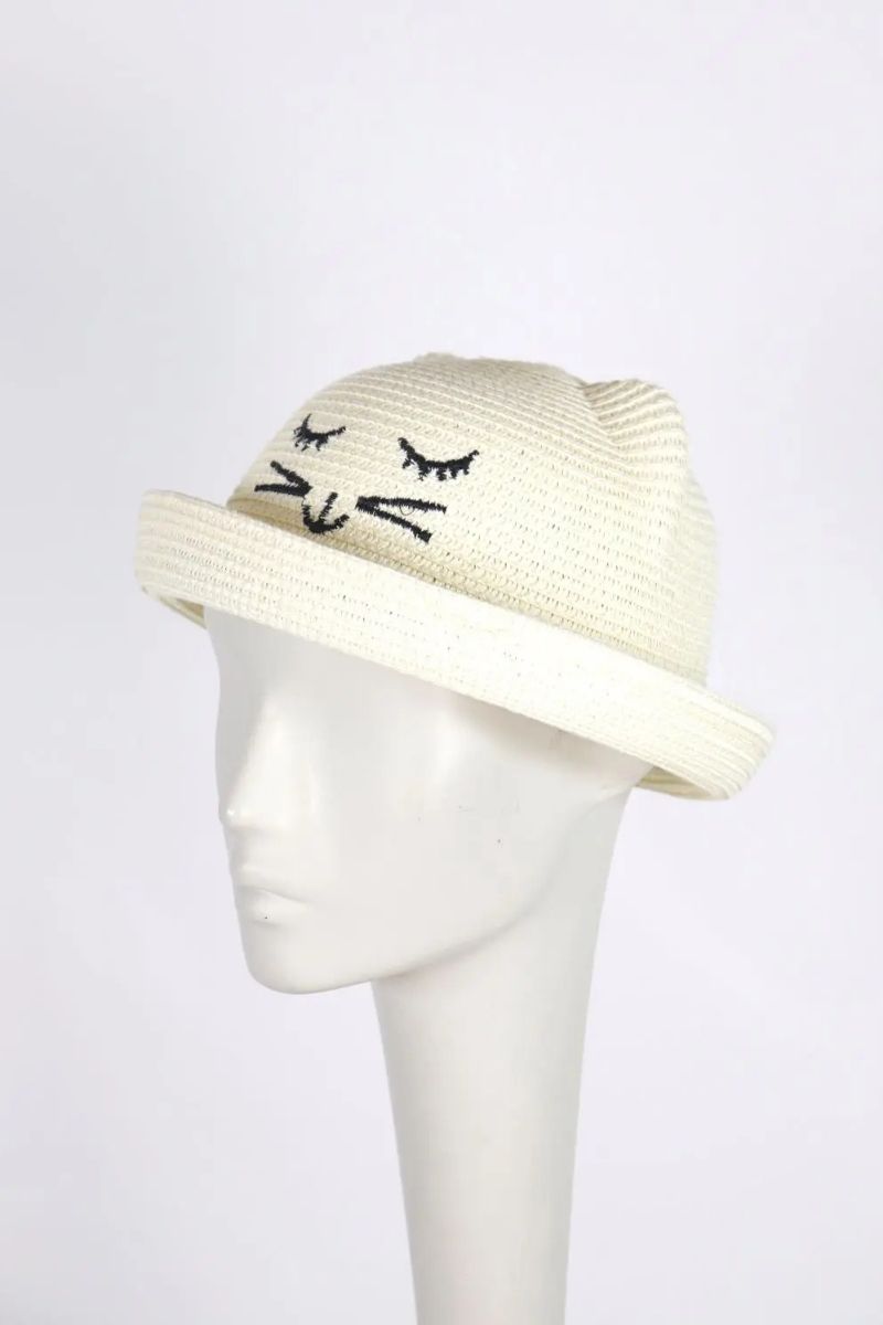 Kids Summer Straw Hat  Voile