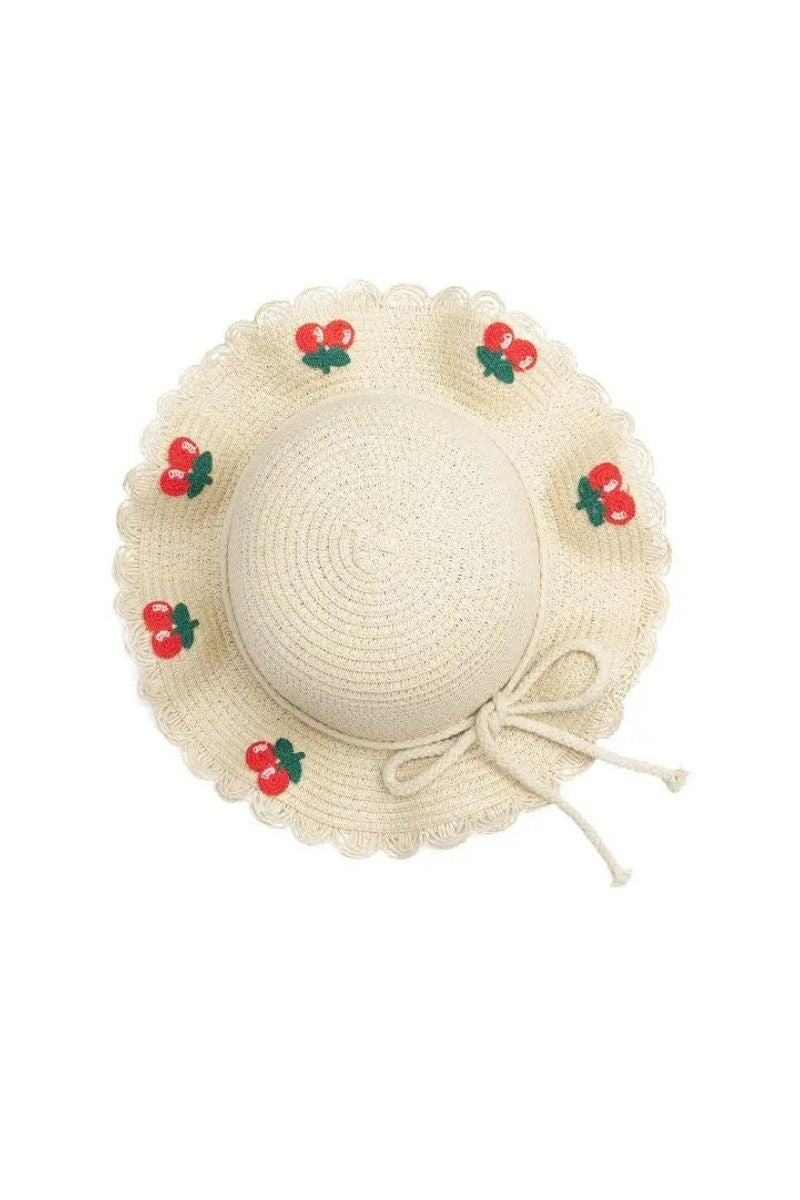 Kids Summer Straw Hat  Voile