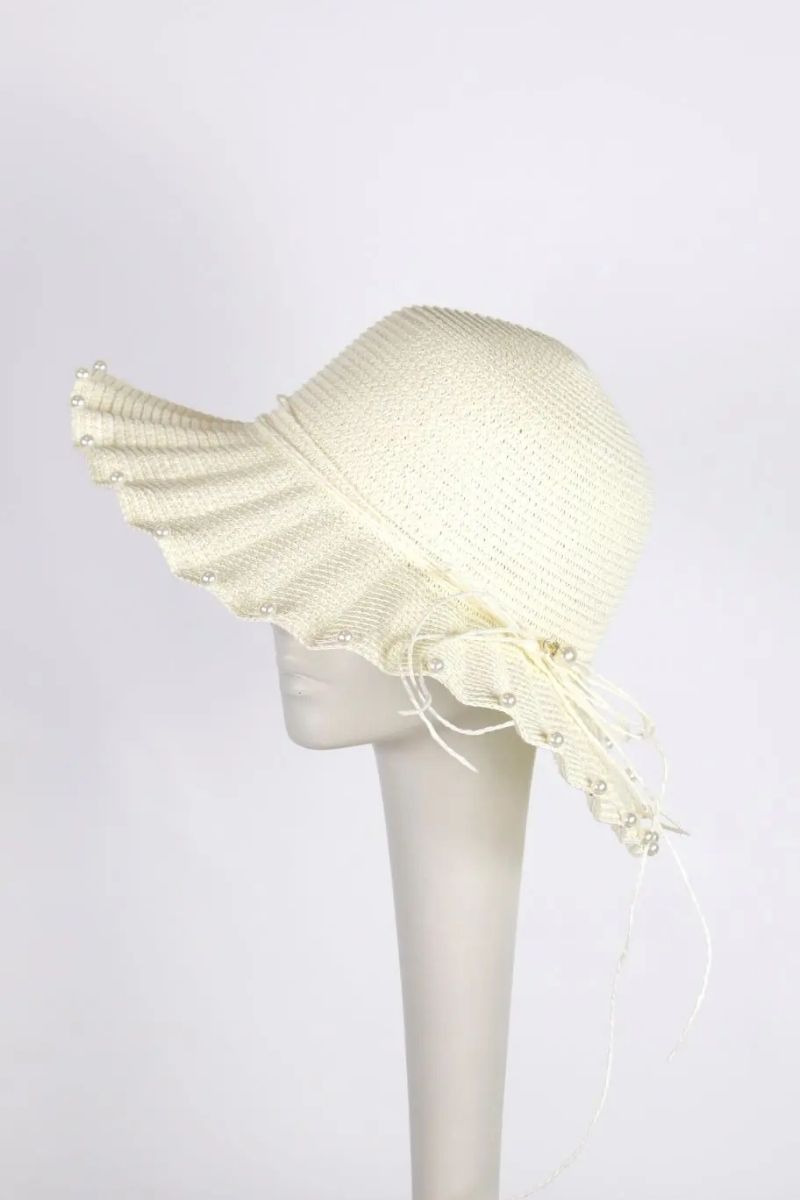 Summer Straw Hat  Voile