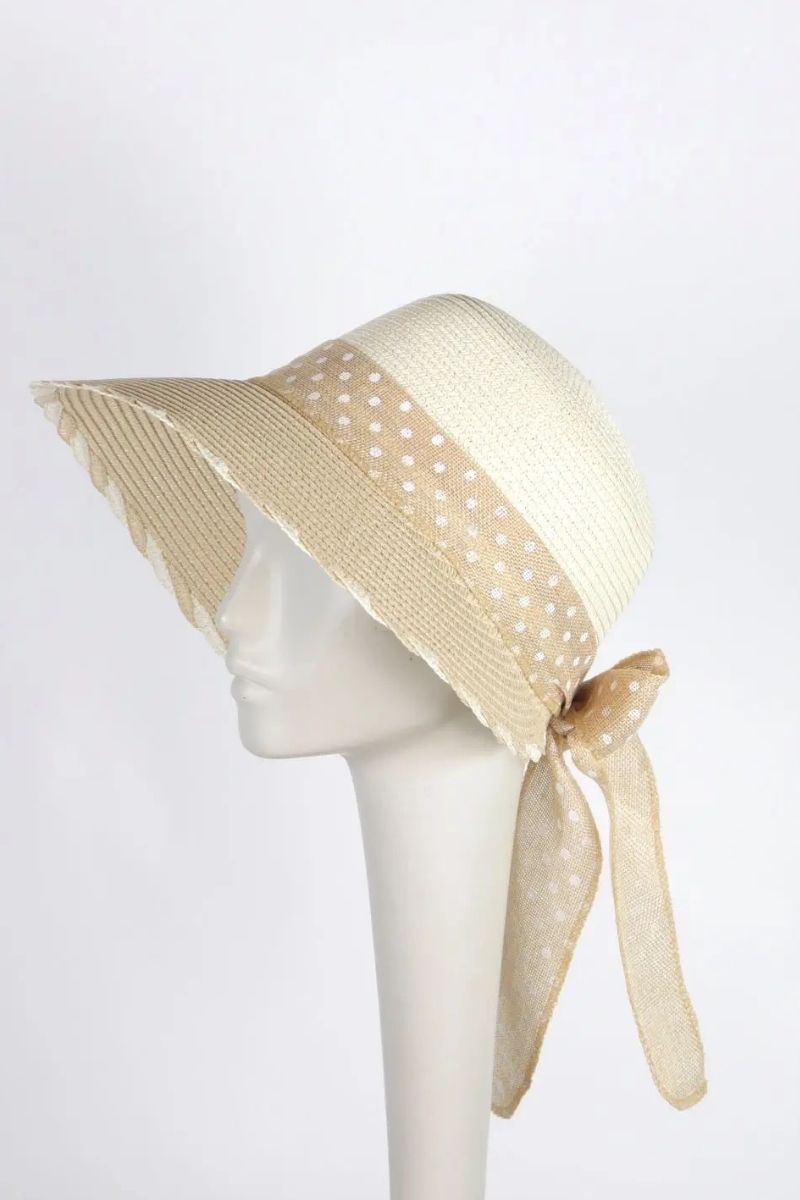 Summer Straw Hat  Voile