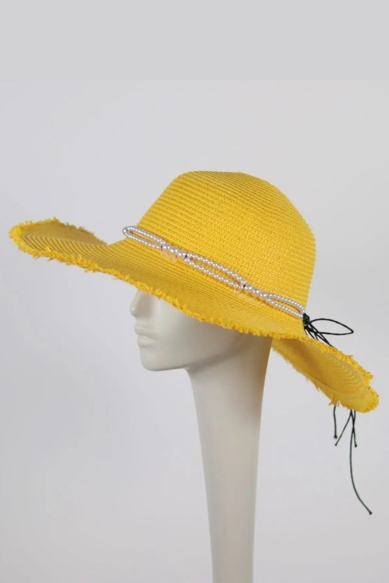 Summer Straw Hat  Voile