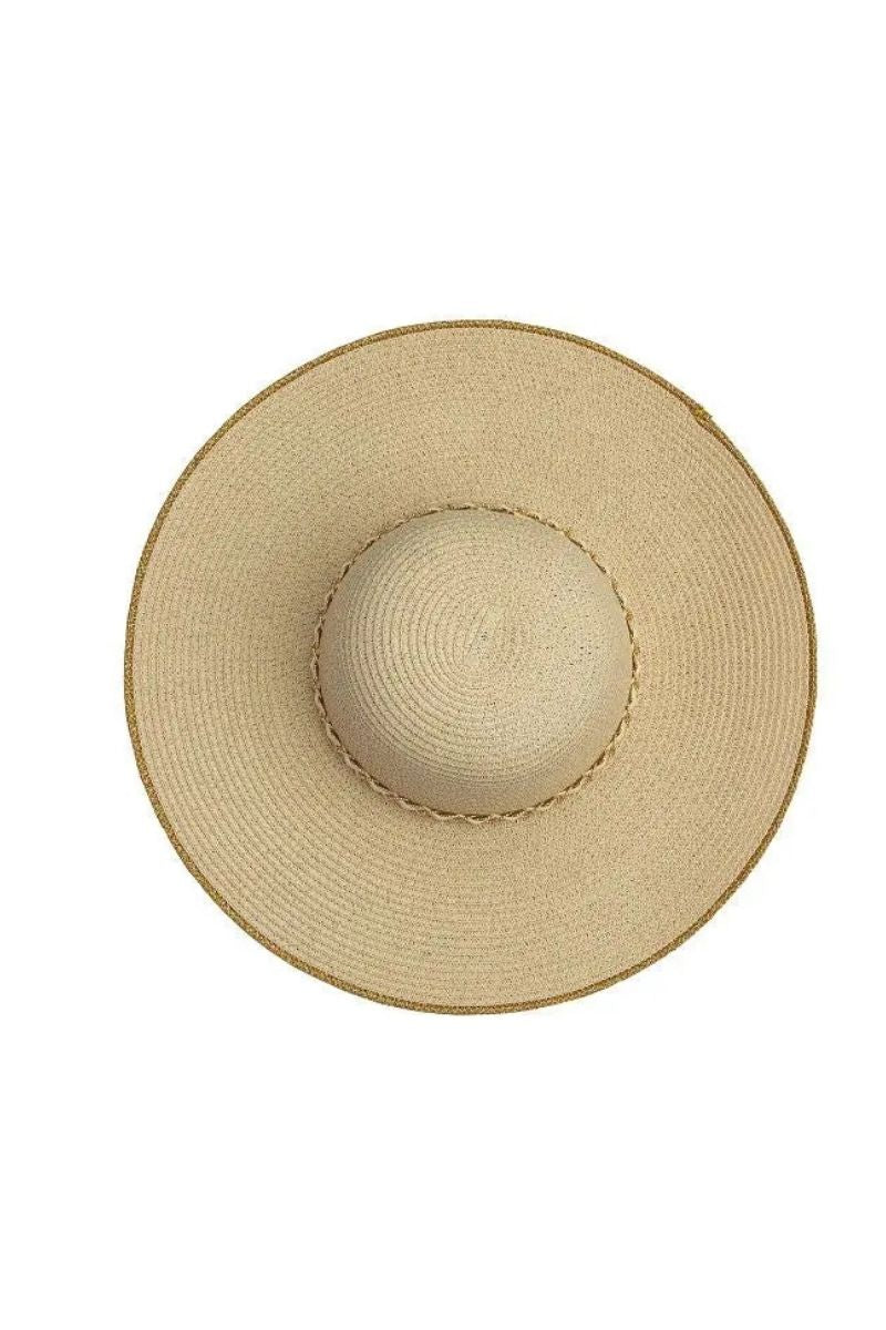 Summer Straw Hat  Voile