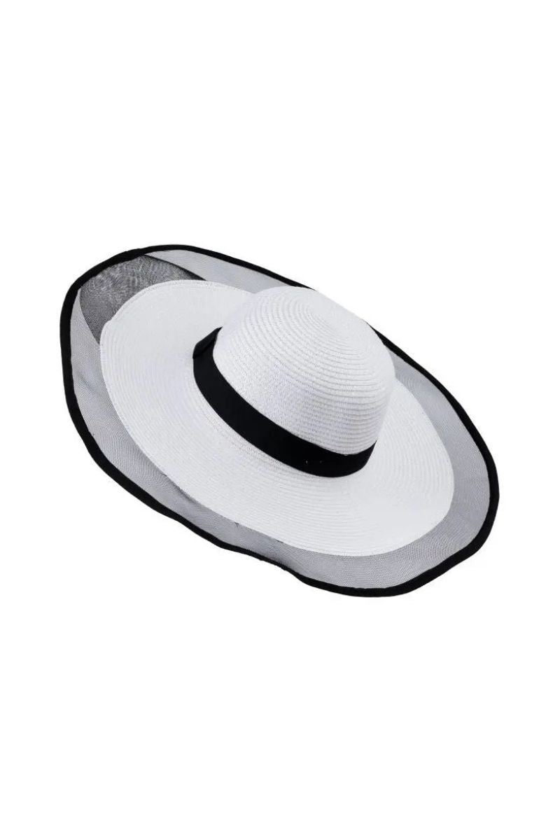 Summer Straw Hat  Voile