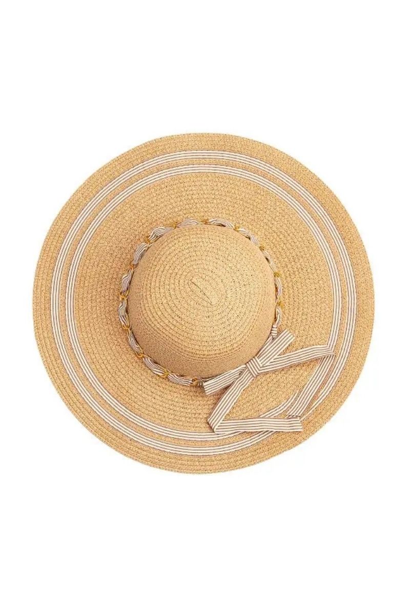 Summer Straw Hat  Voile