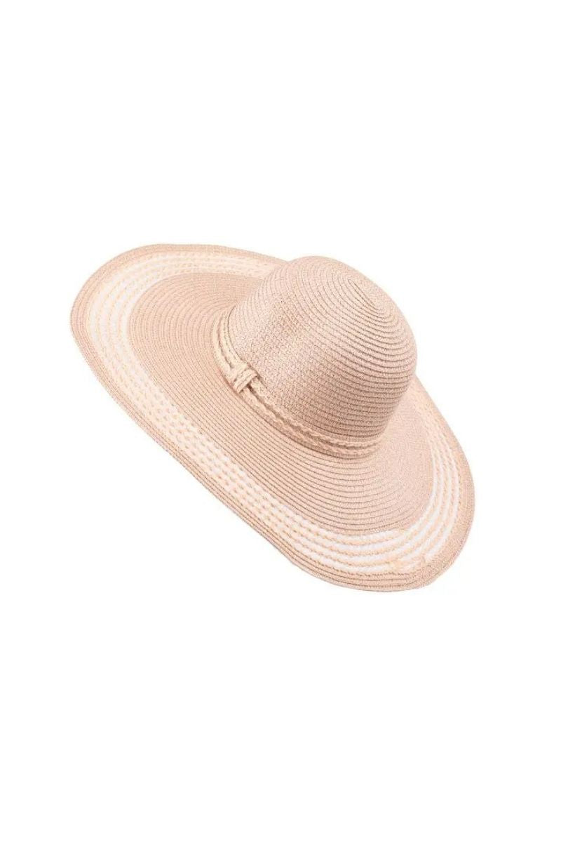 Summer Straw Hat  Voile
