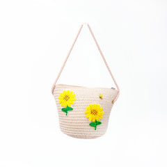 Beach kids Hat With Bag  Voile