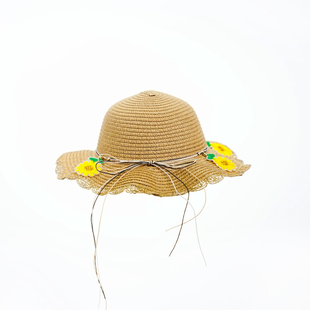 Beach kids Hat With Bag  Voile