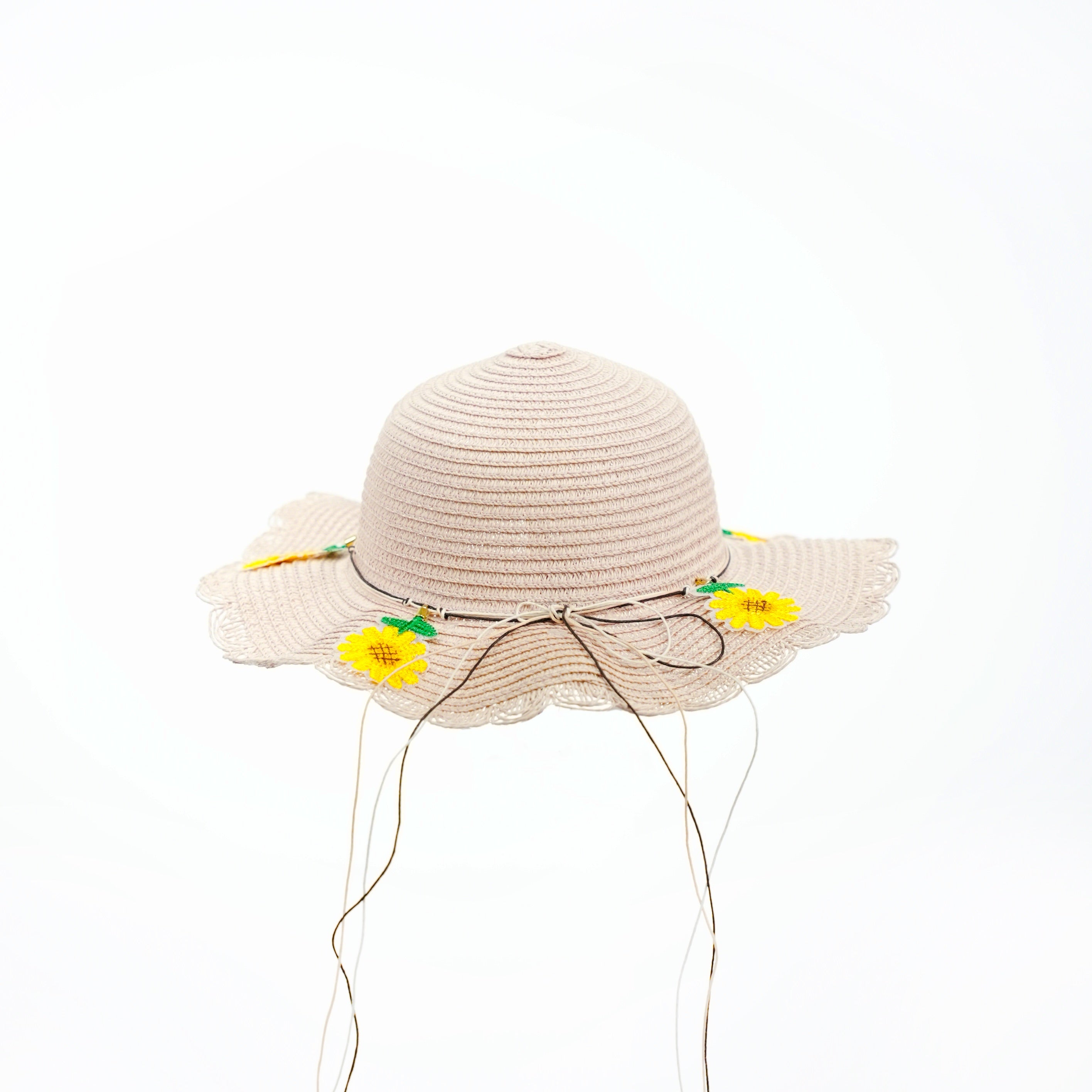 Beach kids Hat With Bag  Voile