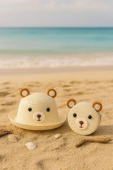 Beach kids Hat With Bag  Voile