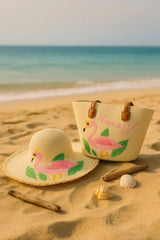 Beach Hat With Bag  Voile