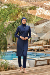 Adasea Burkini  Swimsuit-1250-B -  Voile