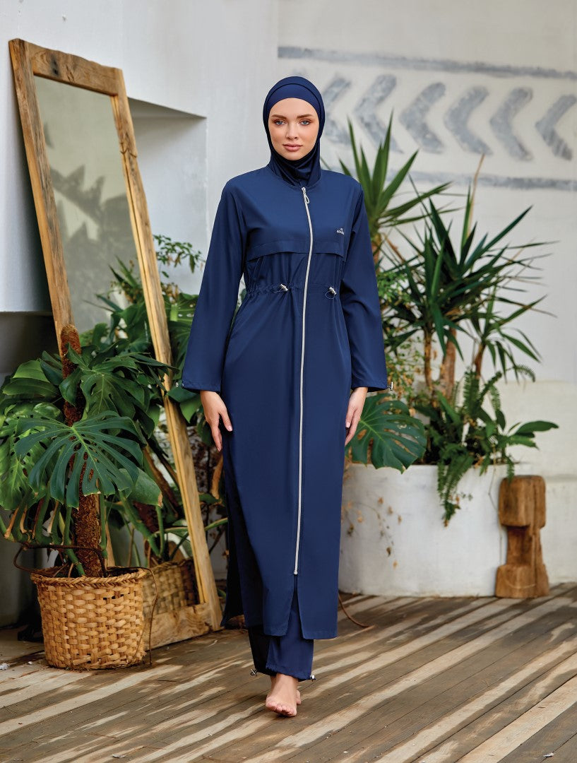 Adasea Burkini  Swimsuit-1267 -  Voile