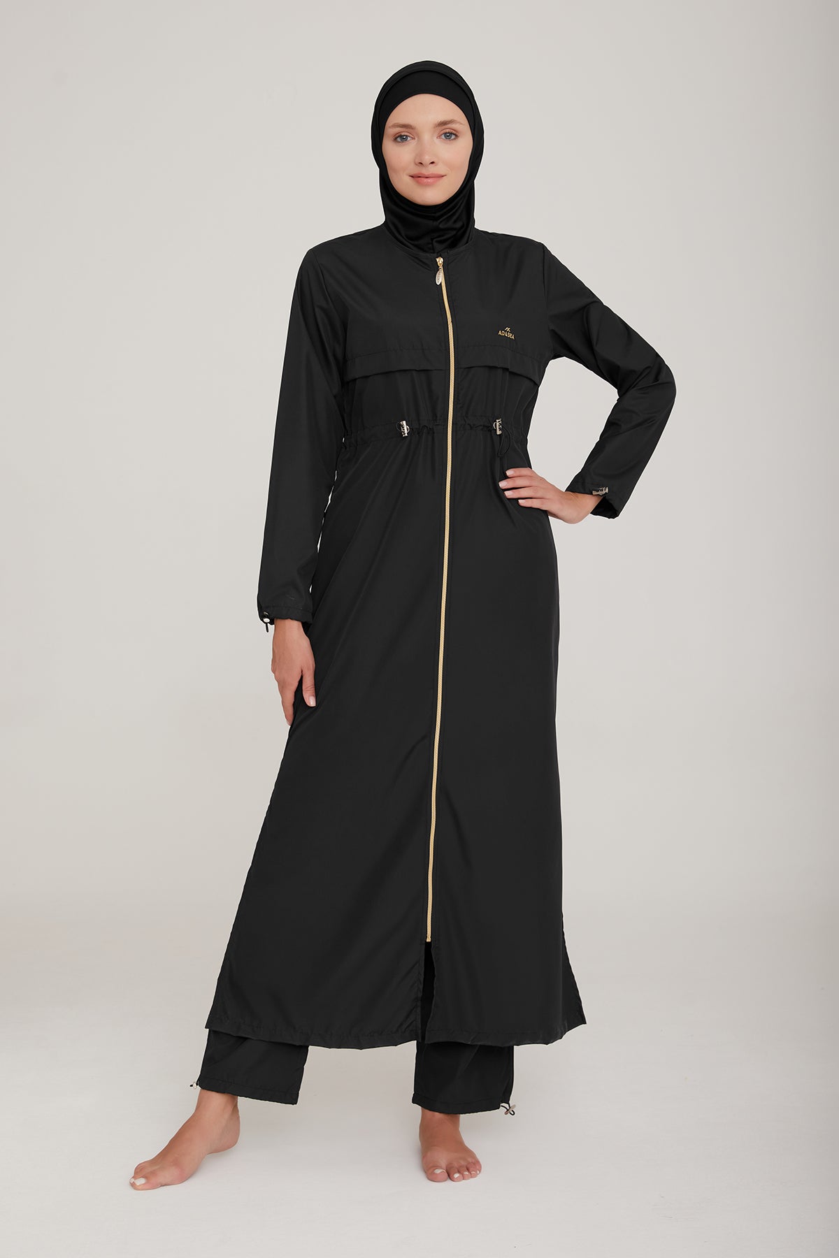 Adasea Burkini  Swimsuit-1267 -  Voile