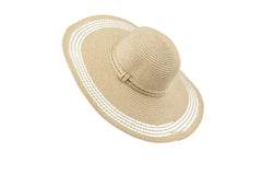 Summer Straw Hat -  Voile