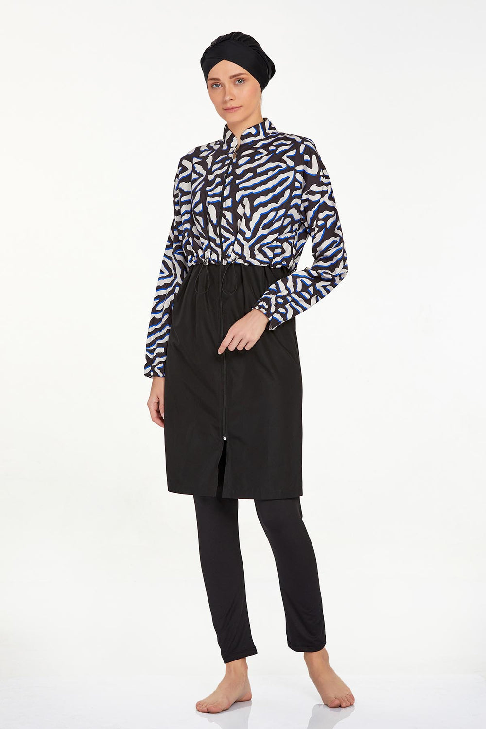 Adasea Burkini  Swimsuit- 1403 - Voile Fashion