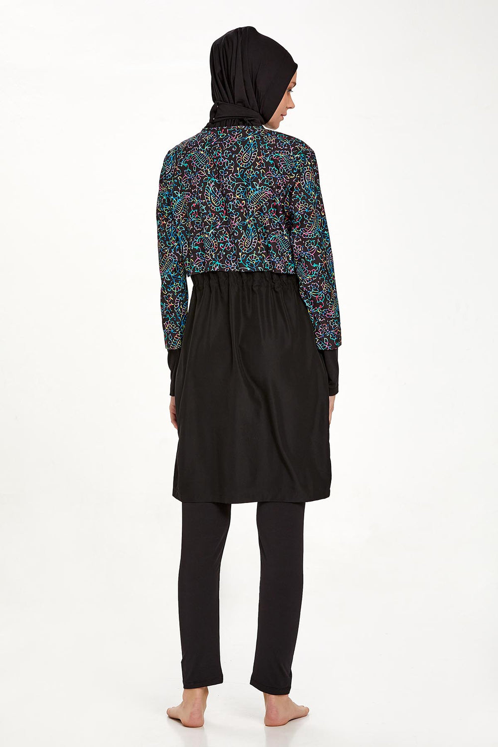 Adasea Burkini  Swimsuit- 1407 - Voile Fashion