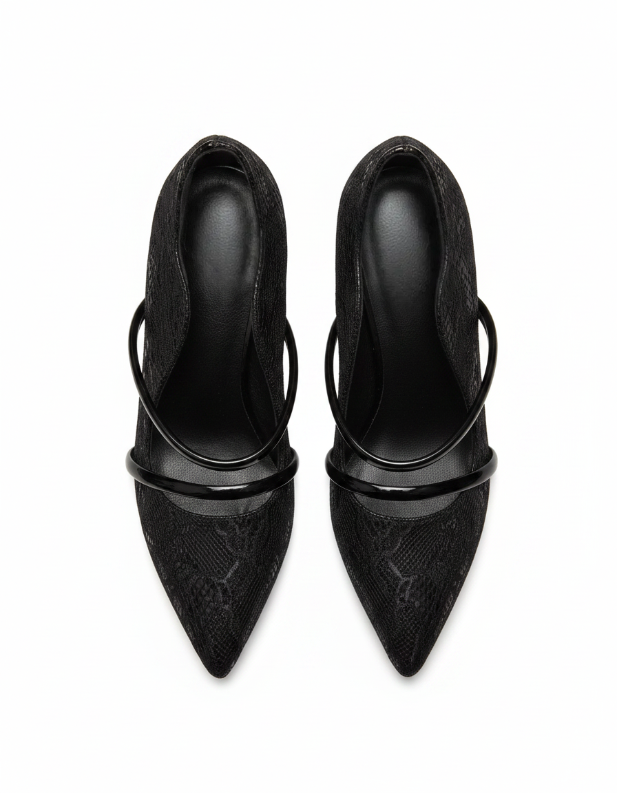 Damaris Floral Stiletto Heels – Vamp  UQ