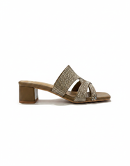 Jasmine Block Heel Sandals – Open Toe  UQ
