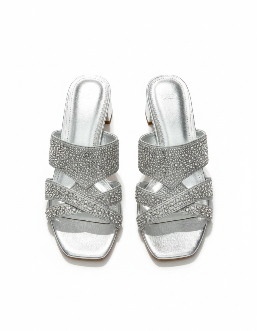 Jasmine Block Heel Sandals – Open Toe  UQ