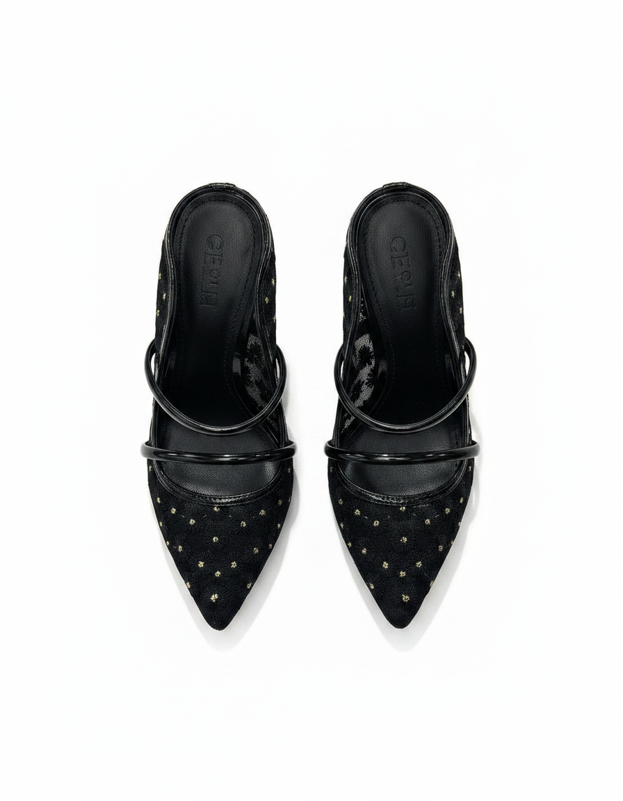 Emma Floral Stiletto Pumps – Vamp  UQ