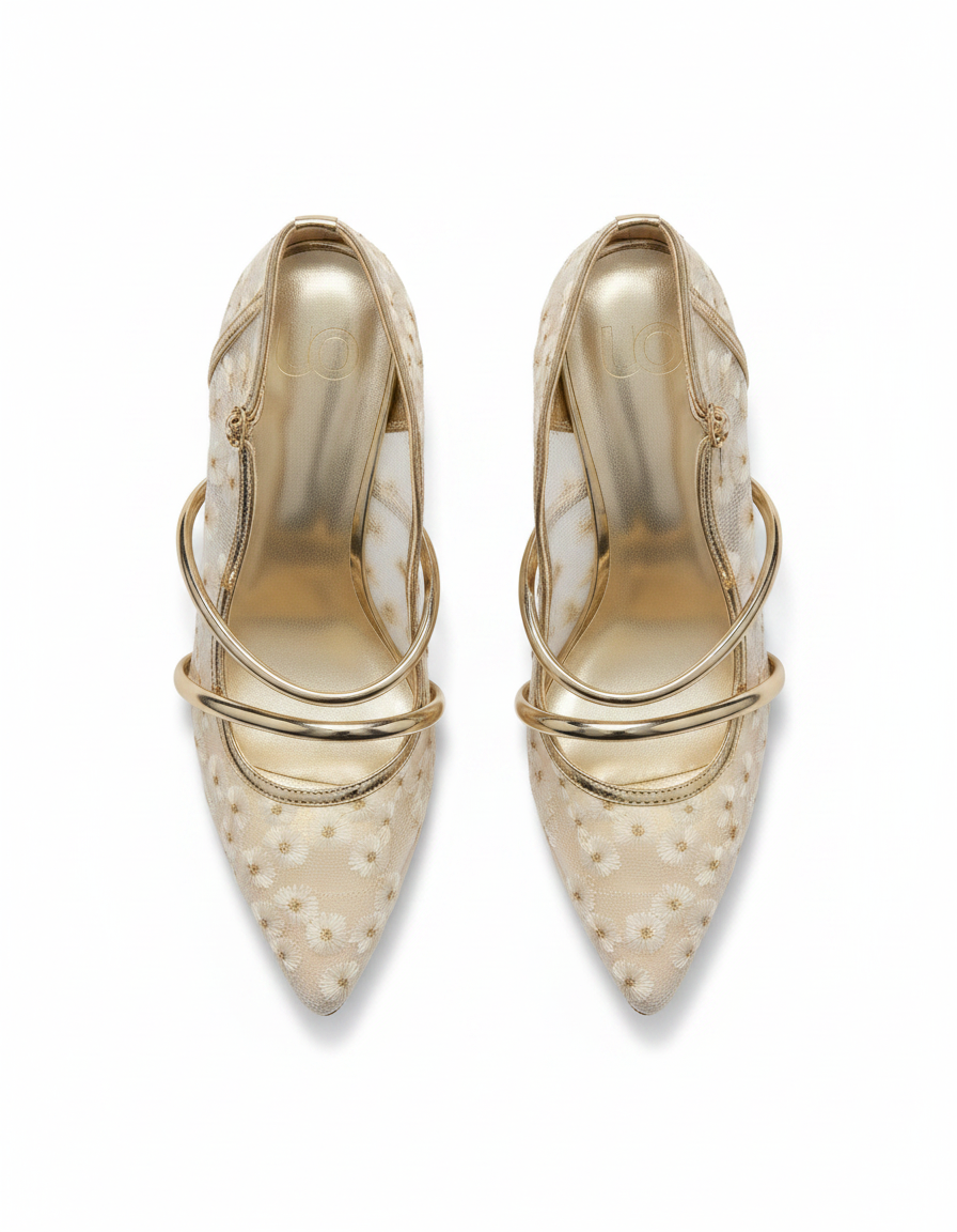 Emma Floral Stiletto Pumps – Vamp  UQ