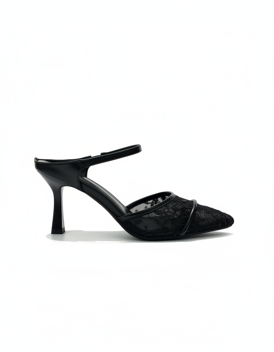 Deborah Floral Stiletto Pumps – Ankle Strap  UQ