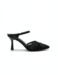 Deborah Floral Stiletto Pumps – Ankle Strap  UQ
