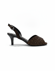 Apolline Kitten Heel Sandals – Slingback  UQ