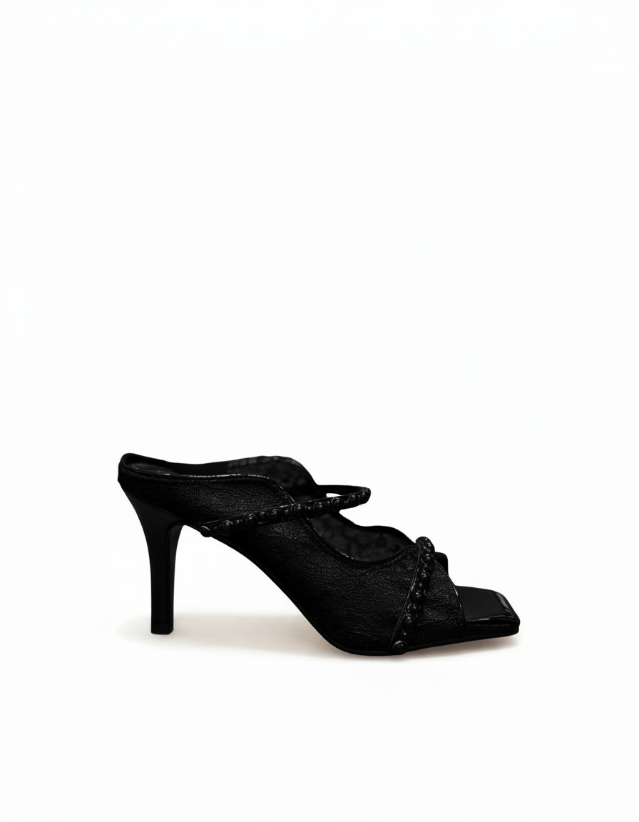 Melanie Glitter Kitten Heels – Vamp  UQ