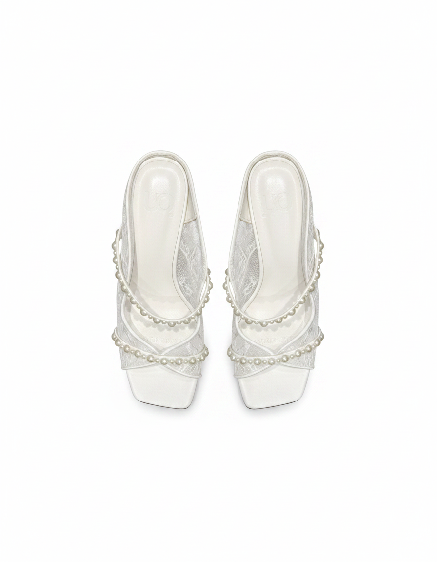 Melanie Glitter Kitten Heels – Vamp  UQ