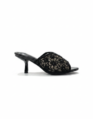 Felicie Mesh Stiletto Sandals – Open Toe  UQ