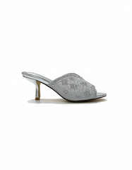 Felicie Mesh Stiletto Sandals – Open Toe  UQ