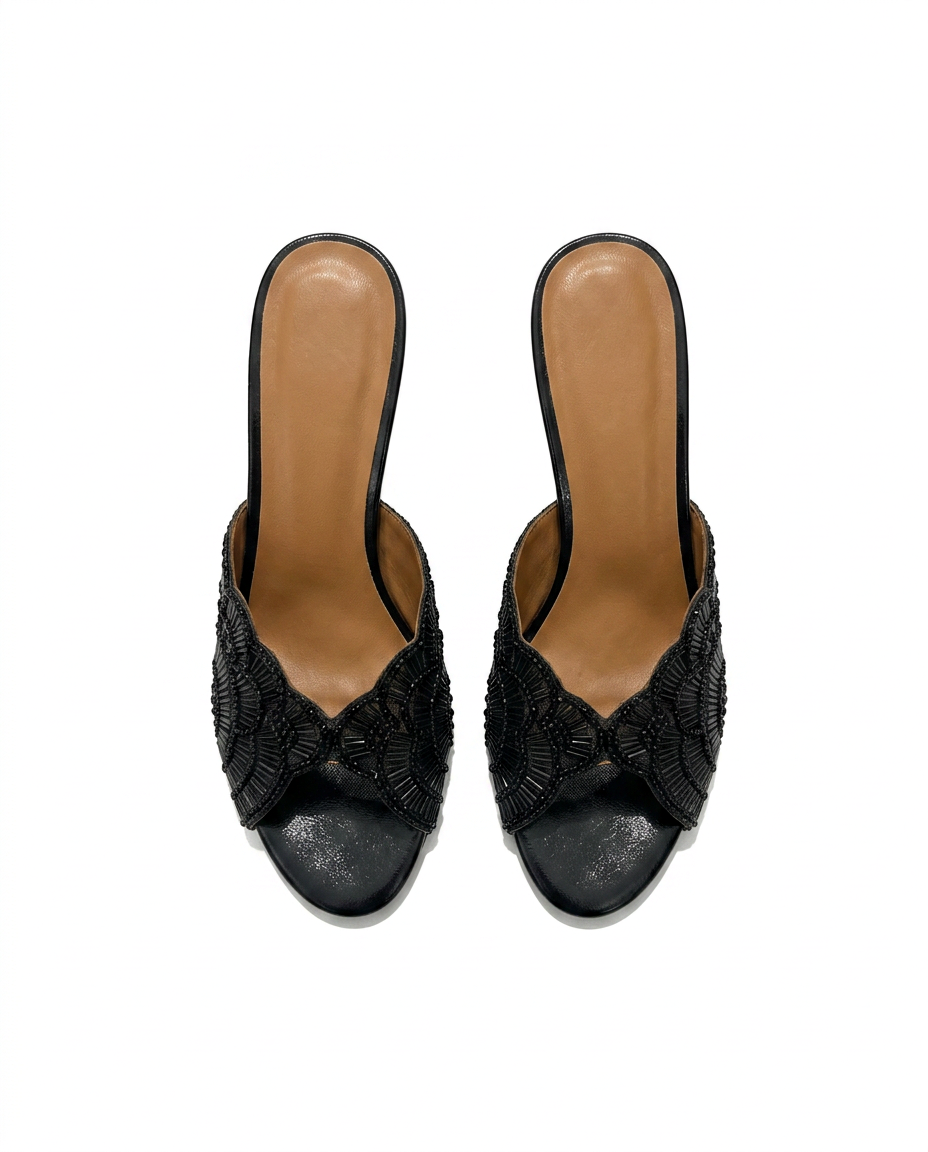Faustine Stiletto Sandals – Open Toe  UQ