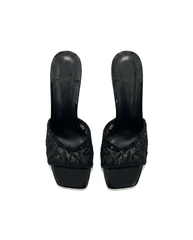 Eugenie Mesh Stiletto Sandals – Open Toe  UQ