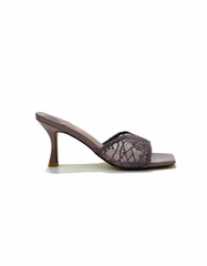 Eugenie Mesh Stiletto Sandals – Open Toe  UQ