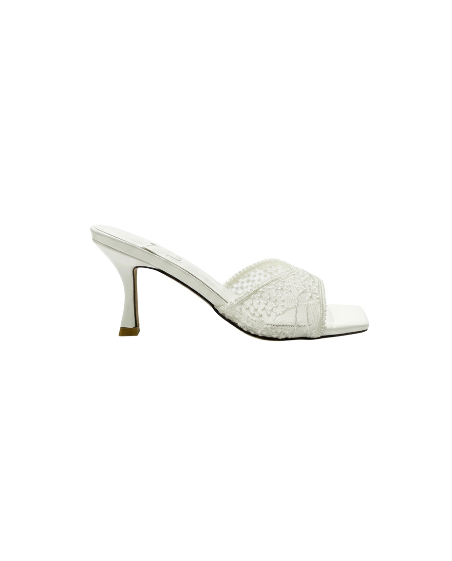 Eugenie Mesh Stiletto Sandals – Open Toe  UQ