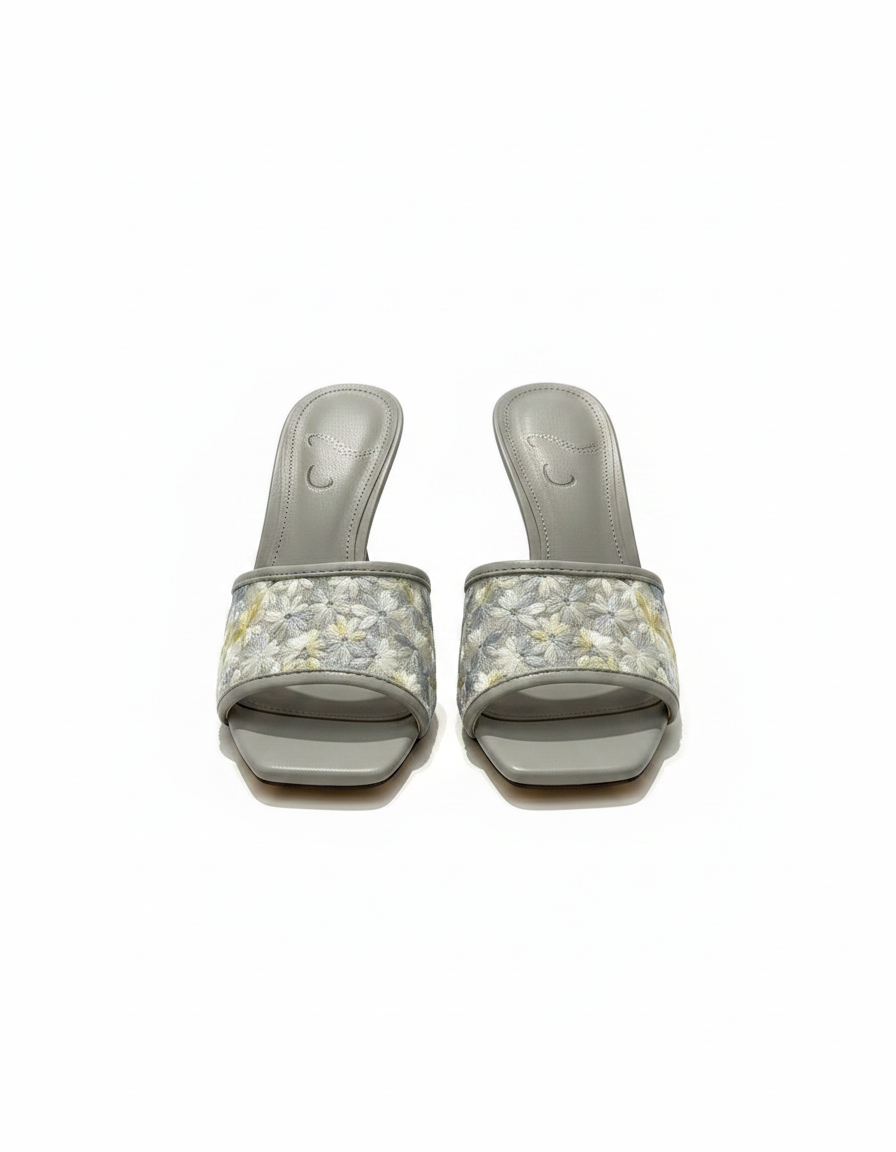 Eulalie Mesh Stiletto Sandals – Open Toe  UQ