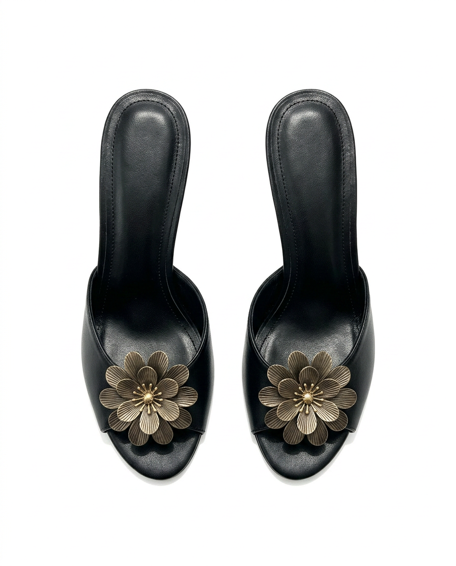 Enora Stiletto Sandals – Open Toe  UQ