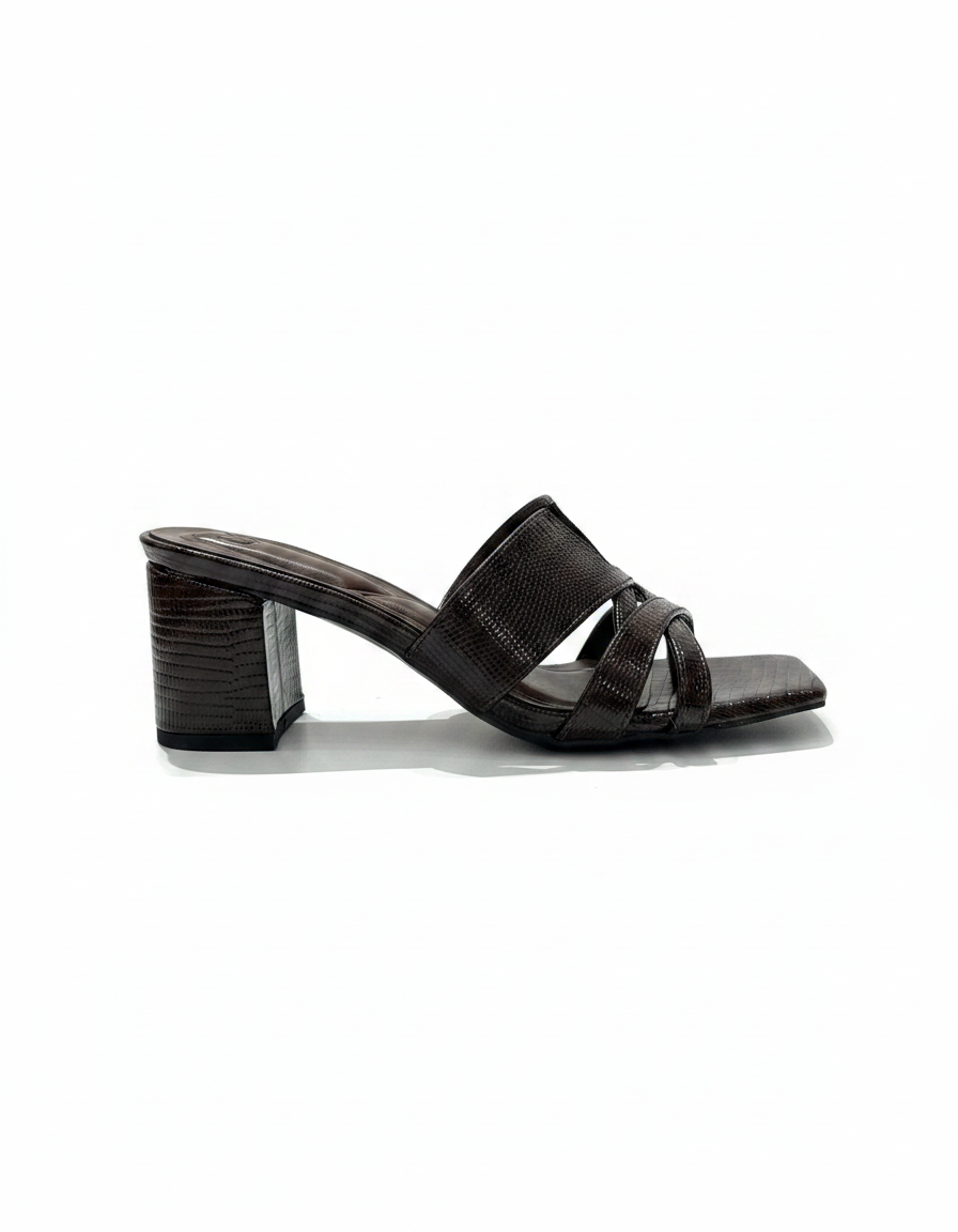 Emilie Block Heel Sandals – Open Toe  UQ