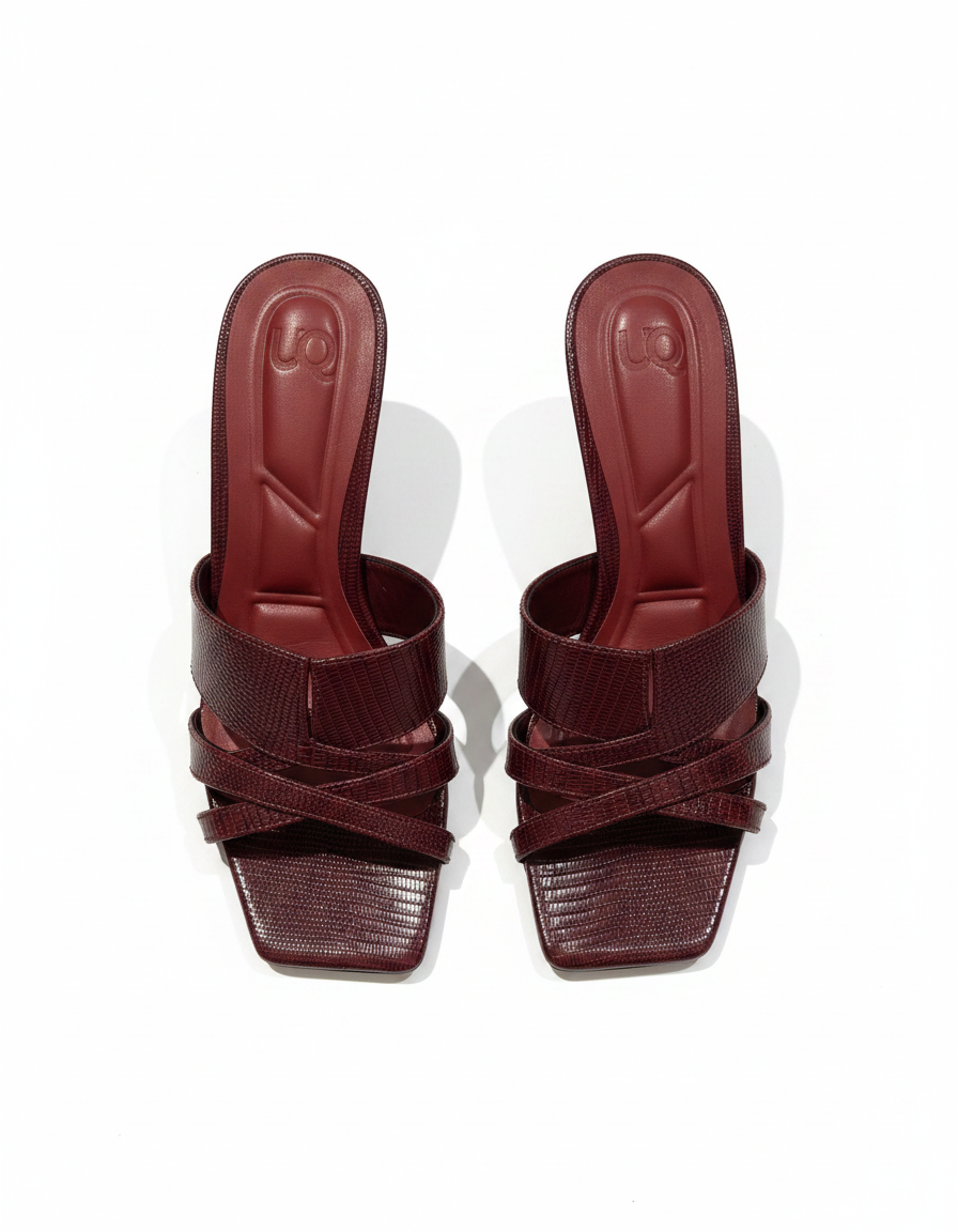 Emilie Block Heel Sandals – Open Toe  UQ
