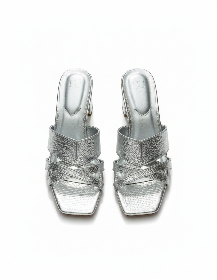 Emilie Block Heel Sandals – Open Toe  UQ