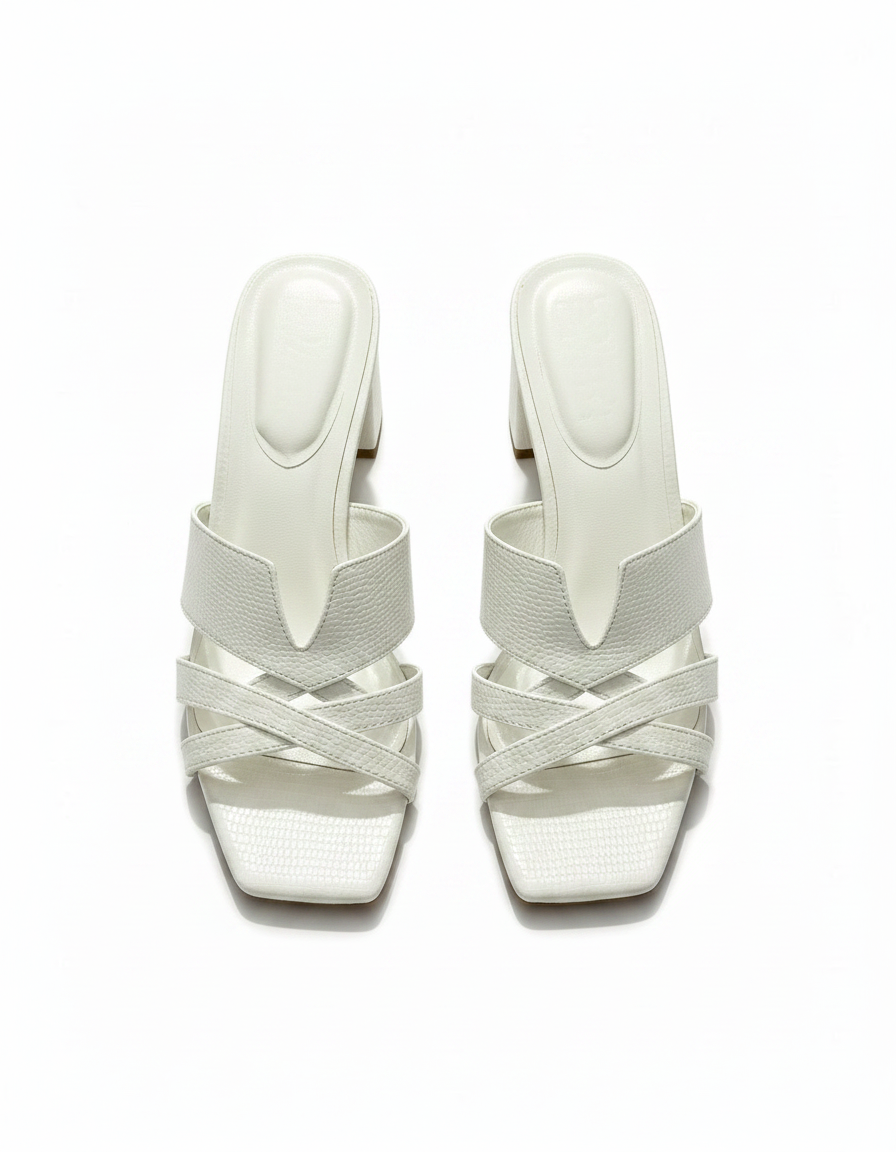 Emilie Block Heel Sandals – Open Toe  UQ