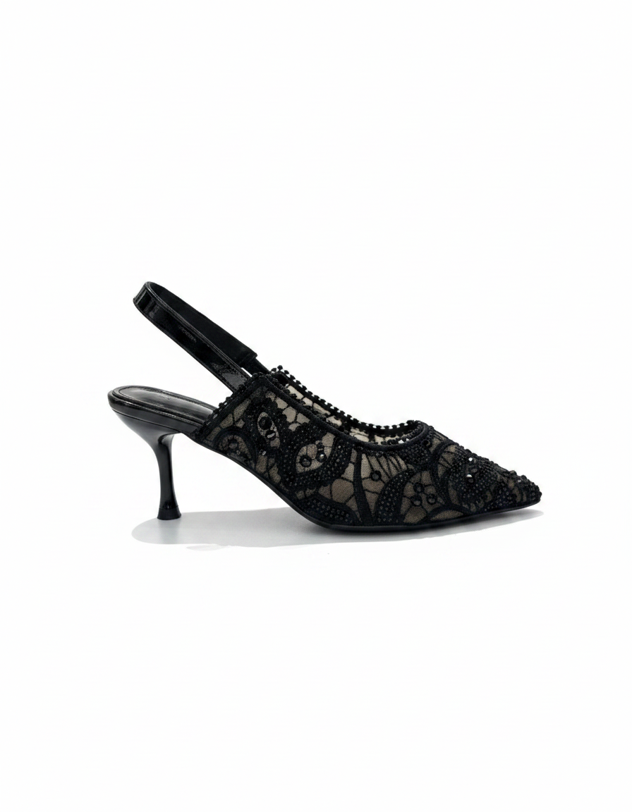 Emeline Stiletto Sandals – Slingback  UQ