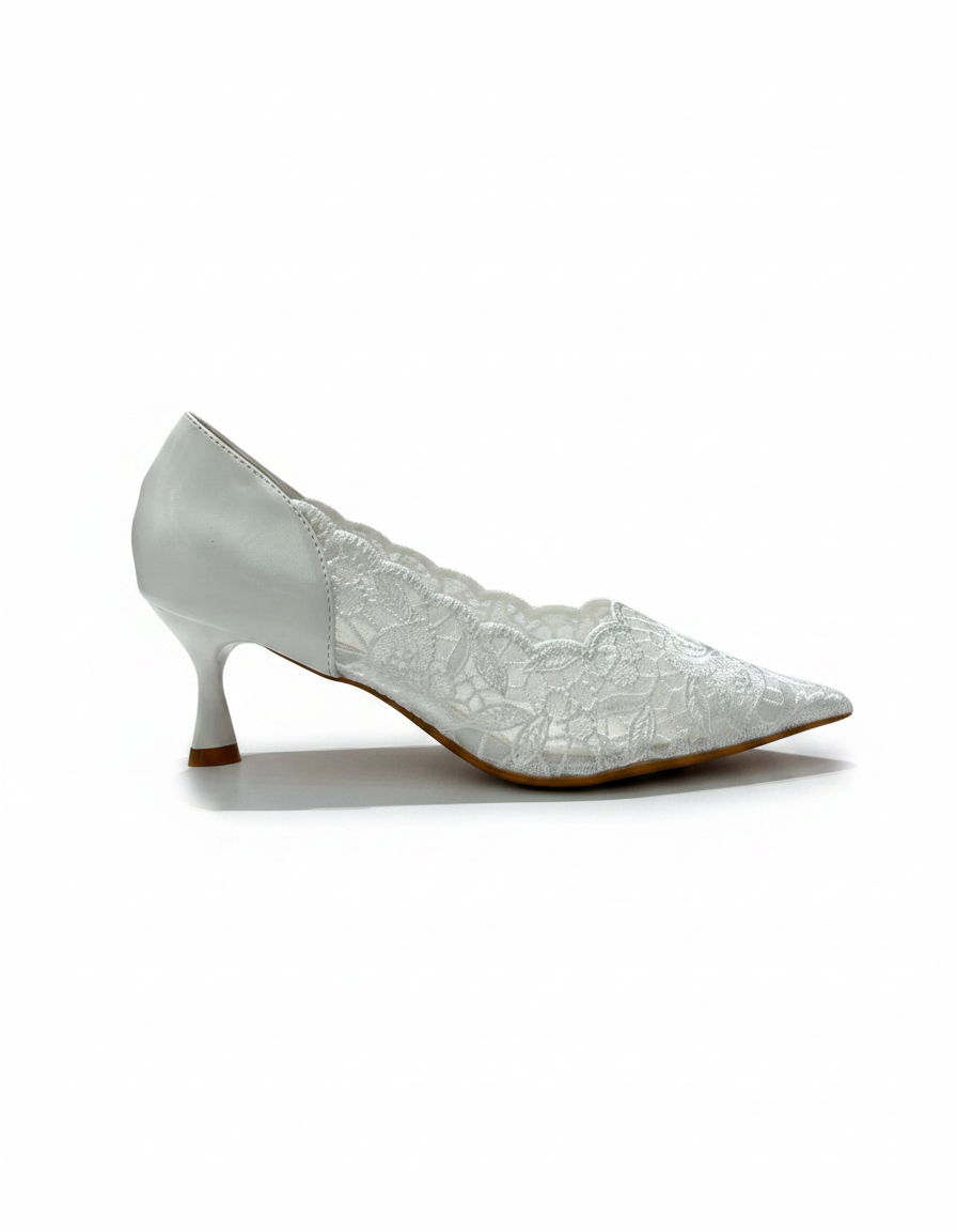 Elsa Mesh Stiletto Heels – Pointed Toe  UQ